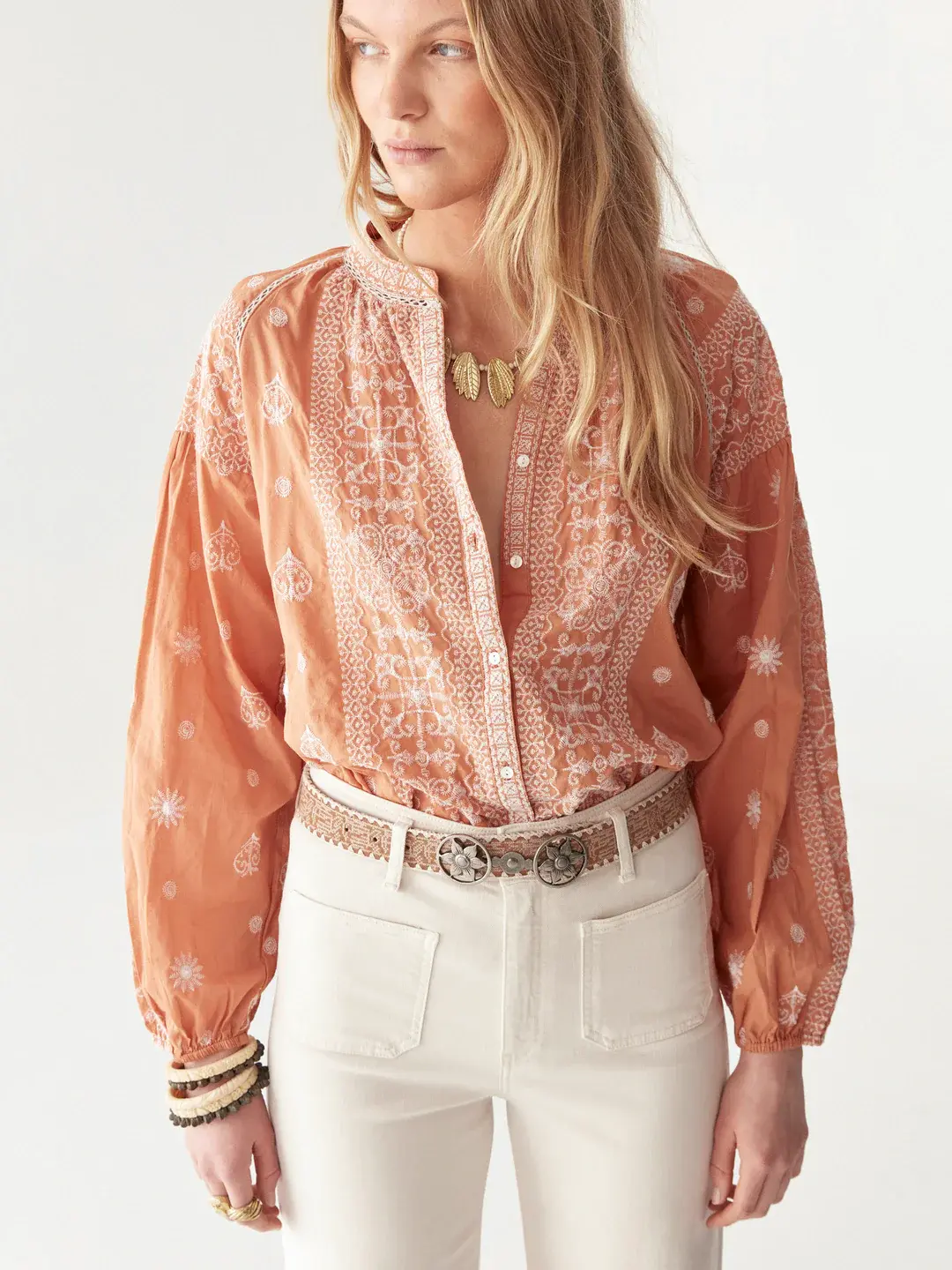 Stephanie Blouse - Pumpkin