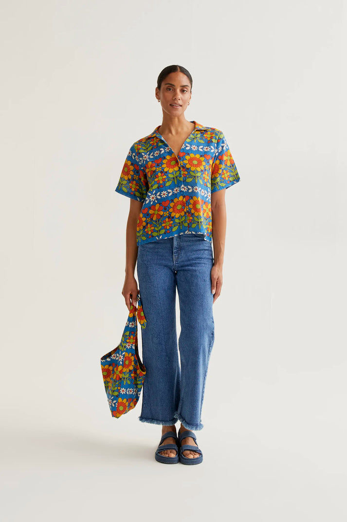 Thumbnail: COMPANIA FANTASTICA - Chemise à imprimé jardin