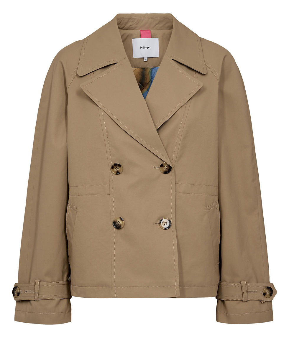 Miniature : NÜMPH - NUFLORIAN SHORT JACKET - Sesame