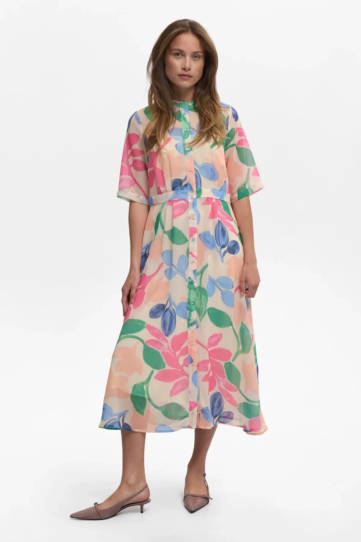 NUMPH - NUKYNDALL NEW SS DRESS - Birch