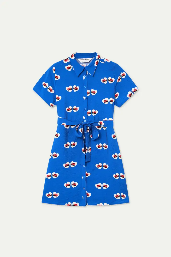 Thumbnail: COMPANIA FANTASTICA - Robe courte à imprimé coccinelle