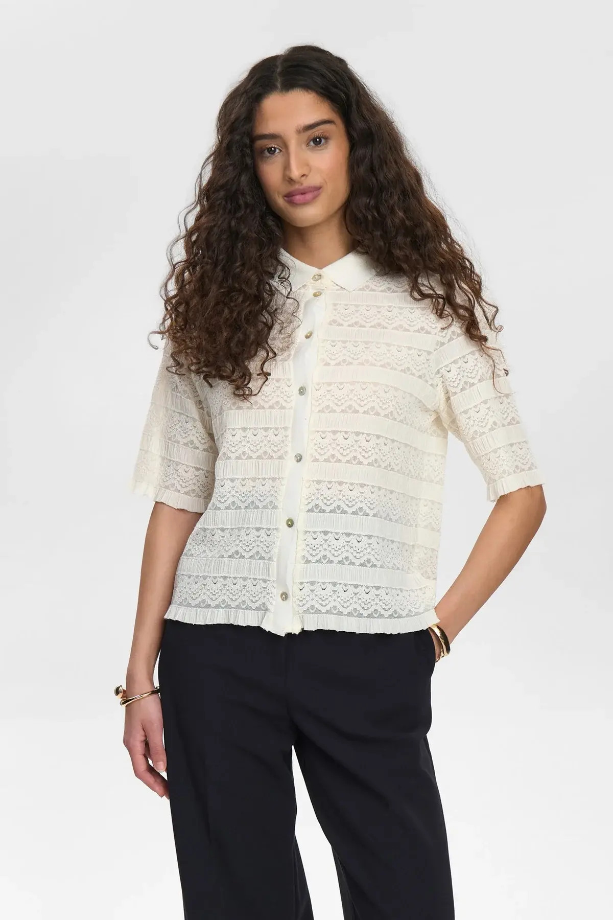 NUMPH - NUVILORA SS SHIRT - Pristine