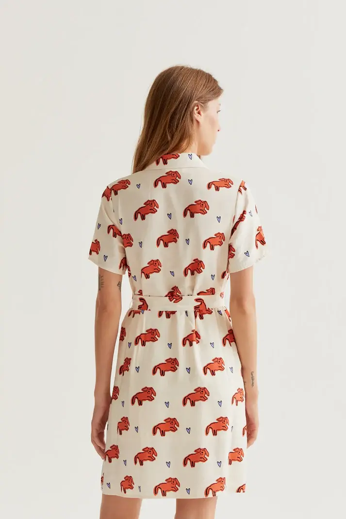 Miniature : COMPANIA FANTASTICA - Robe courte à imprimé Tochi