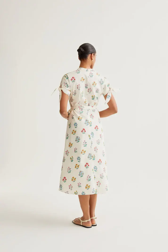 Thumbnail: COMPANIA FANTASTICA - Robe midi imprimée jardinier