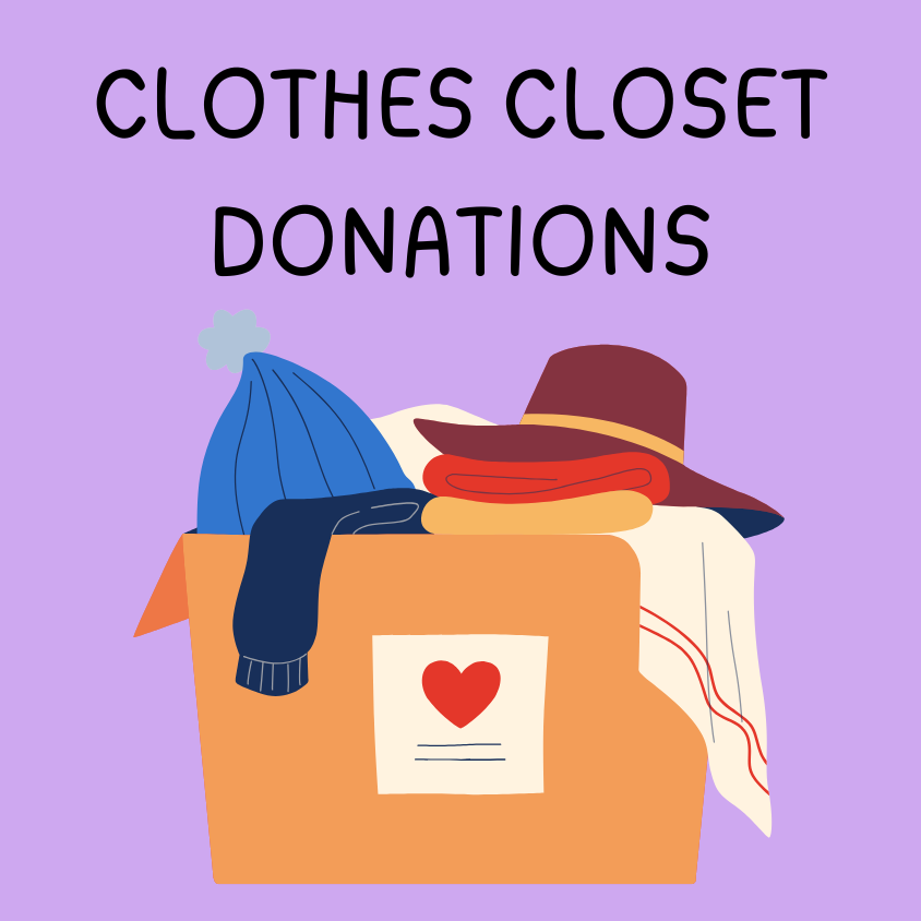 CLOTHES CLOSET DONATIONS