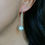 Thumbnail: Silver Earrings from the Globe collection 25 - matte silver finish