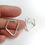 Thumbnail: Silver Earrings from the Geometric collection 26- matte silver finish