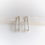 Thumbnail: Line collection earring 19 dual- brushed matte fin