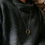 Thumbnail: Necklace from the circle collection 25 yellow - brushed matte finish