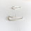 Thumbnail: Line collection earring 19 dual- brushed matte fin
