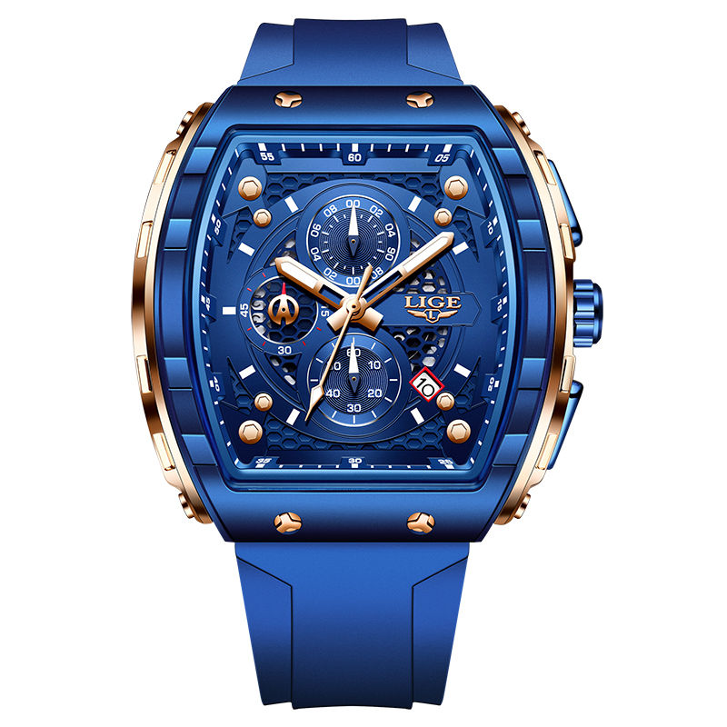 Thumbnail: 2026 LIGE Top Brand Luxury Watches Men Sport Waterproof Quartz Mens Watch Milita