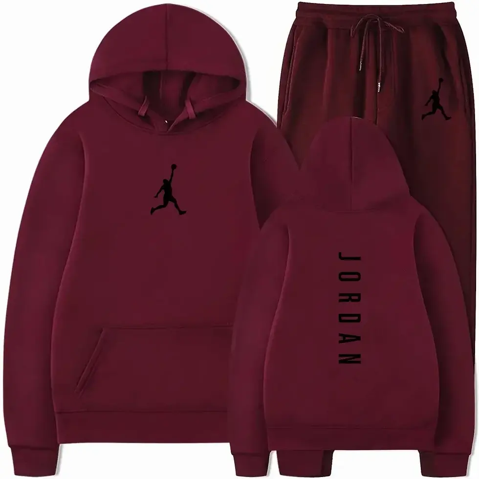 Miniatura: Men's 2026 high-quality sportswear sweatshirt + sweatpants fashionable sportswea