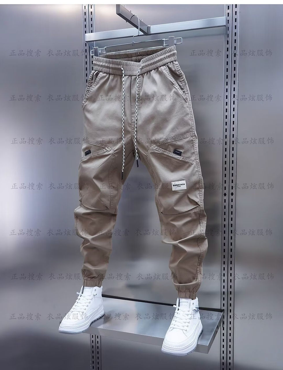 Miniatura: Luxury Cargo Harem Pants Outdoor Camping Sports Casual Pants Jogger Sweatpant ko