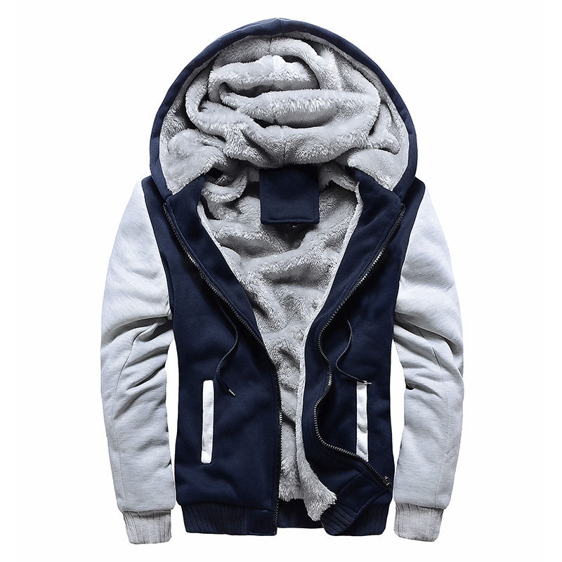 Miniatura: Men's Jacket Camouflage Thicken Winter Jackets for Men Fleece Long Sleeve Coat M