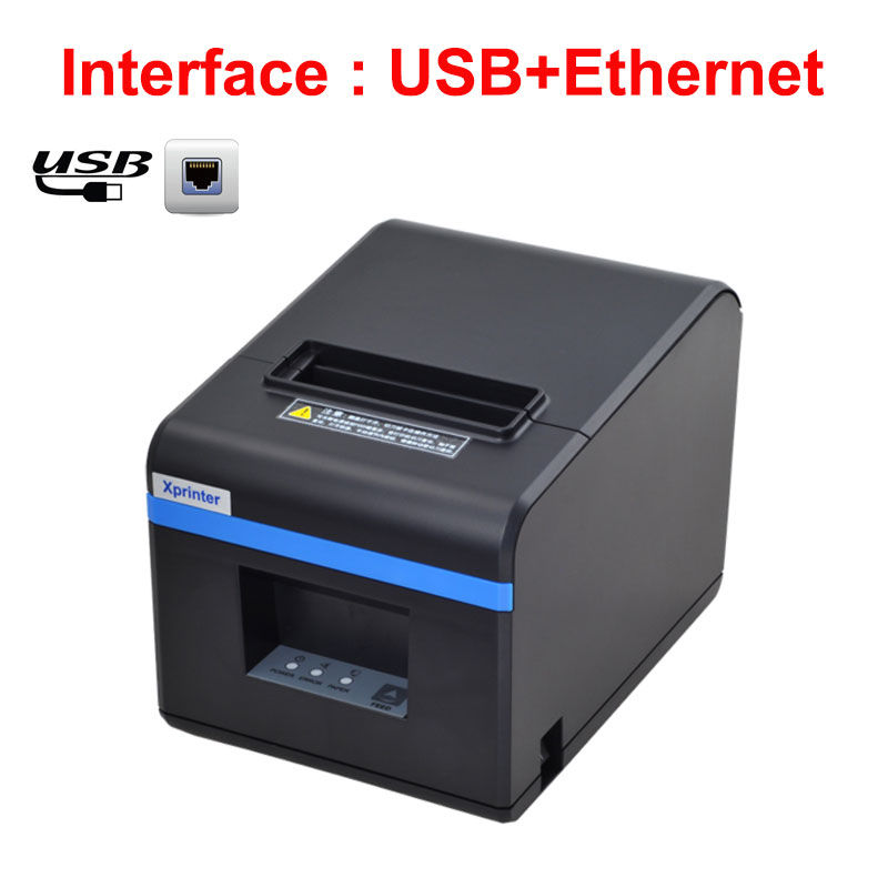 Thumbnail: Xprinter 80mm Auto-cutter Thermal Receipt/Bill Printer 200MM/S POS With Usb/Ethe