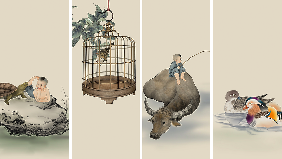 Oxherd Boy art collection