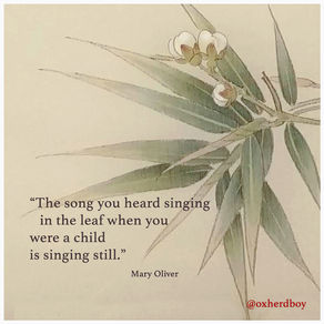 #053: "The song you heard singing in the leaf..."