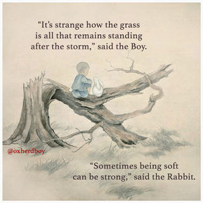 #004: "It's strange how the grass is all that remains standing..."