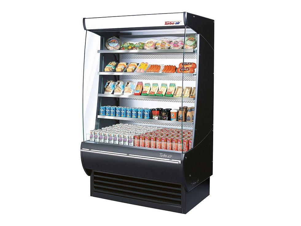 Turbo Air Deep Open Display Merchandiser TOM-36-DX