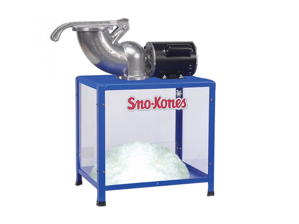 Sno kones machine