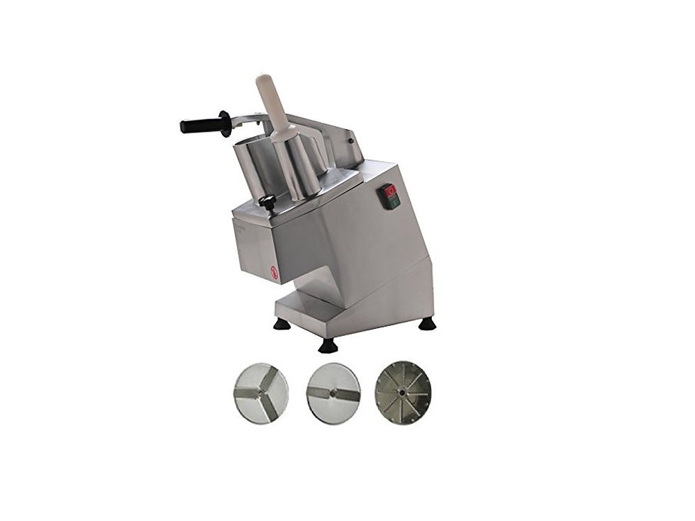Aluminum Electric Food Prep Machine with Stainless Steel Discs for Slicing and Shredding