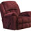 Thumbnail: 4211 BINGHAM CHARCOAL/CAFE/CHOCOLATE/CINNABAR RECLINER W/ MASSAGE & HEATER