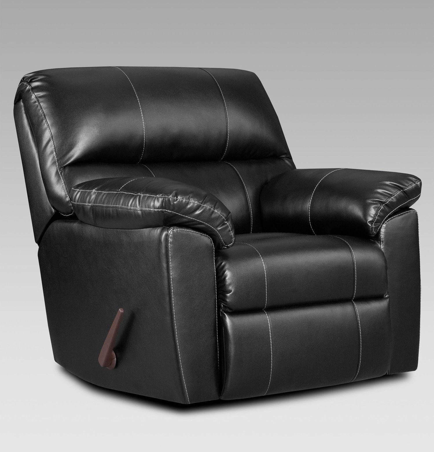 2450 AUSTIN BLACK/BROWN/SEQUOIA ASH RECLINER