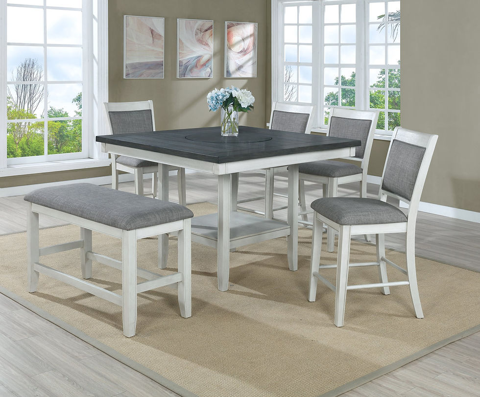 Thumbnail: 2727 FULTON COUNTER HEIGHT TABLE W/ 4 CHAIRS