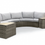 Thumbnail: 6 PC. SECTIONAL SOFA W/ 2 END TABLES     |     GM-1046-5PK BARBUDA