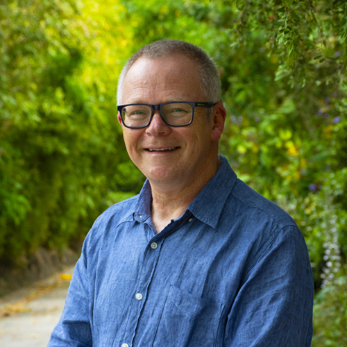 Portrait photograph of Hans, a member of the team