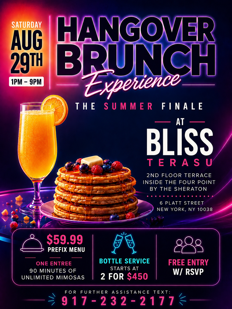 Hangover Brunch Experience: Summer Finale