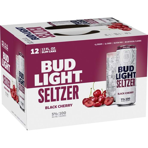 Bud light seltzer black cherry 12 pack | Champs Beverage