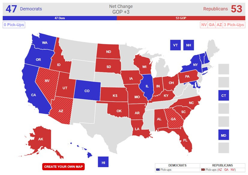 US House Senate Red Wave A Beautiful Midterm Election Map Is US House Senate Red Wave A Beautiful Midterm Election Map Is