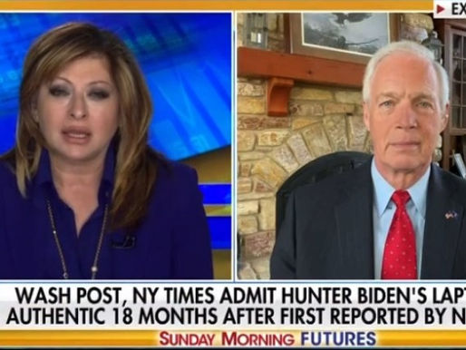 Sen. Ron Johnson: "DOD, FBI, & Mainstream Media are deeply complicit in the Hunter Biden Cover-up"