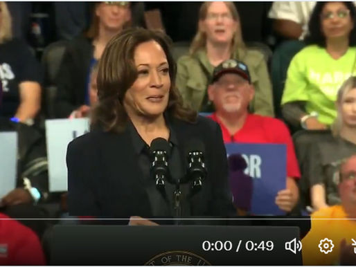 An Empty Suit & Sputtering DEI Moron Like Kamala Harris is No Match for a Broken Teleprompter