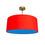 Thumbnail: Red & Bright Blue Lampshade