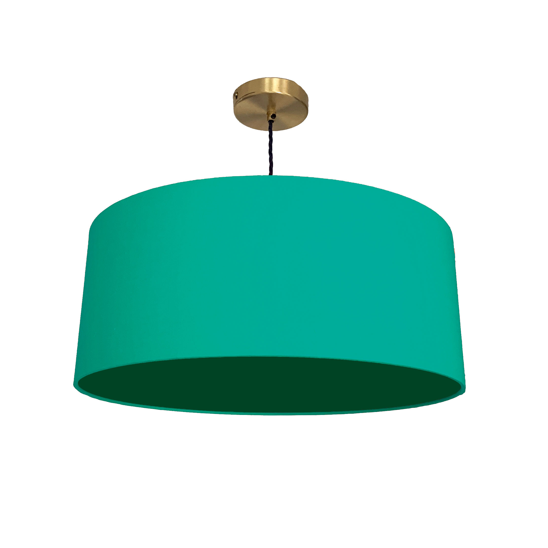 Jade Green & Forest Green Lampshade