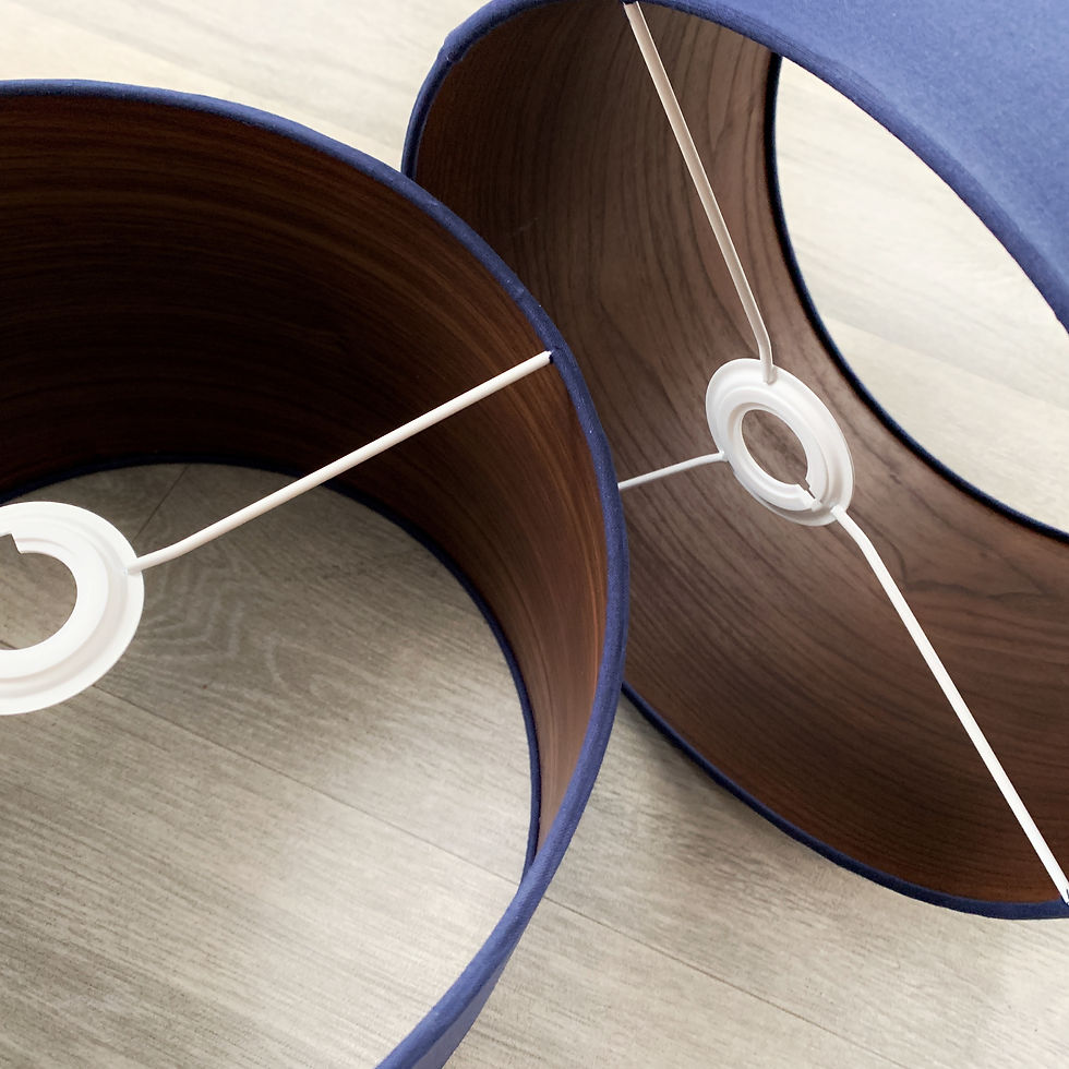 Thumbnail: Dark Oak Wood Lampshade