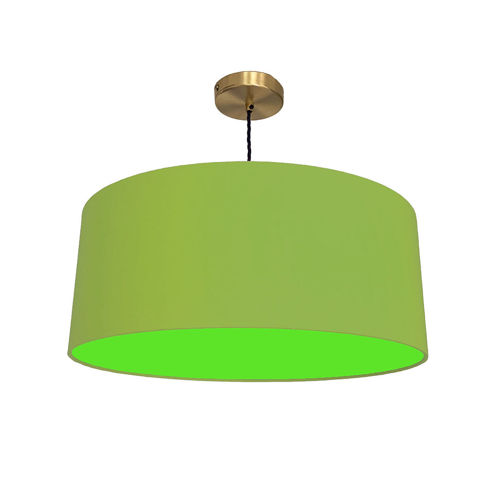 Pistachio Green & Lime Green Lampshade