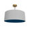 Thumbnail: Light Grey & Navy Blue Lampshade