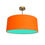 Thumbnail: Orange & Mint Green Lampshade