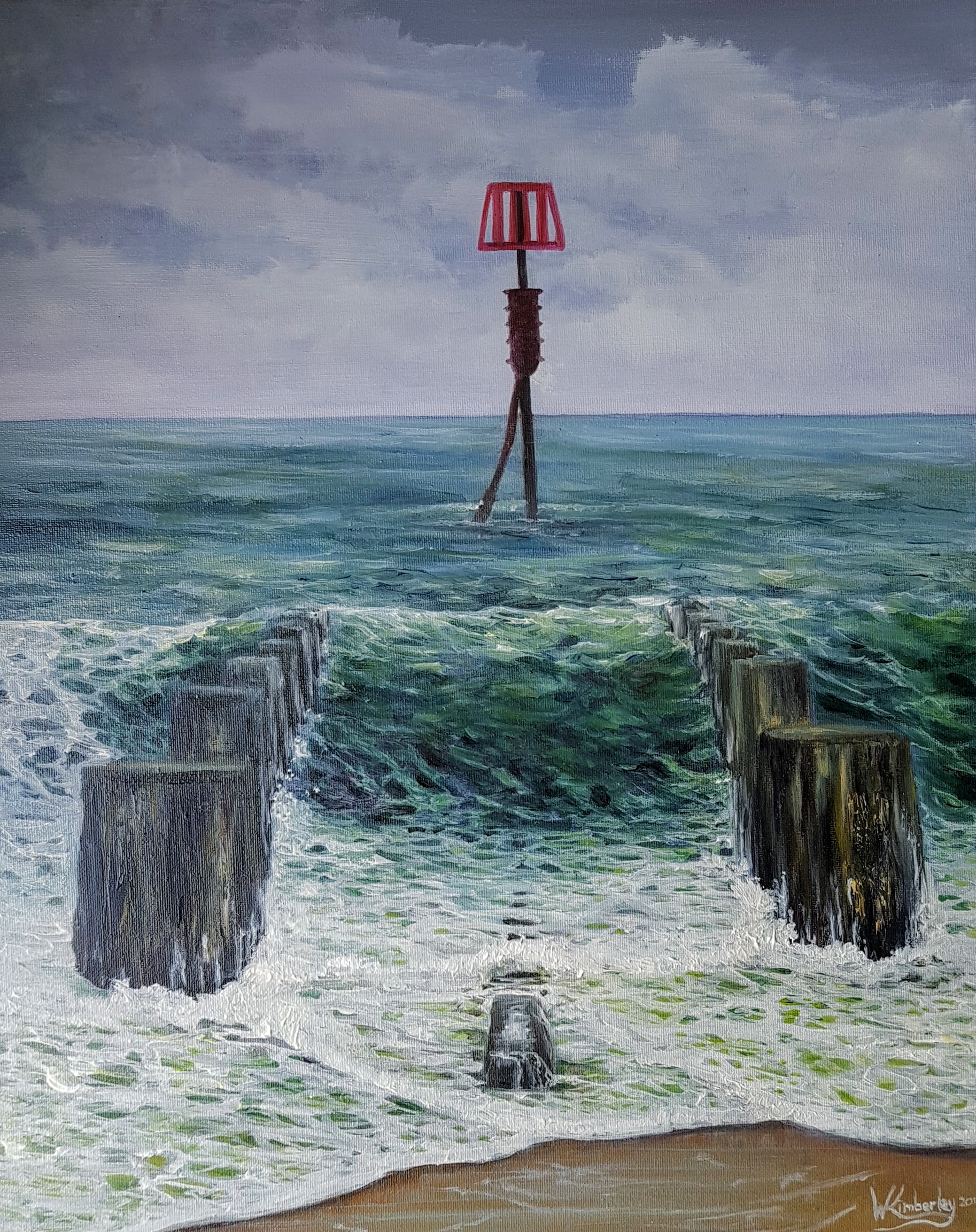 Breakers, Happisburgh beach, Norfolk