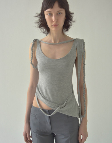 PIERO DRAPED TOP | Caro Chia