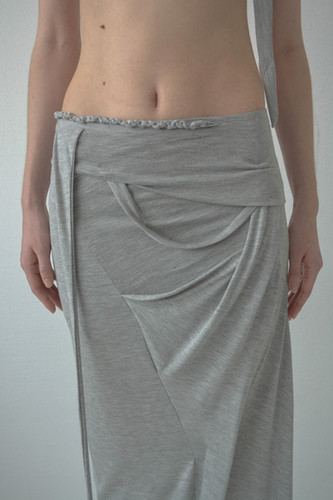 PIERO DRAPED SKIRT | Caro Chia