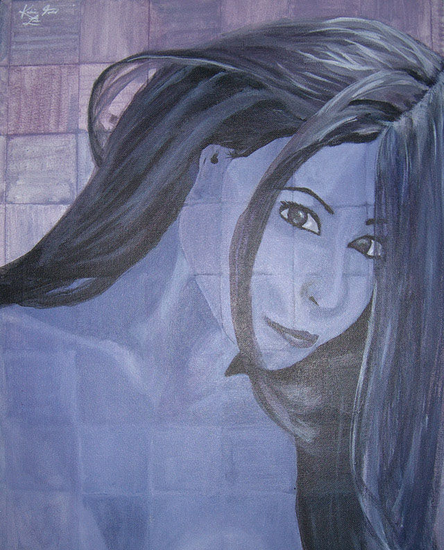Purple Portrait