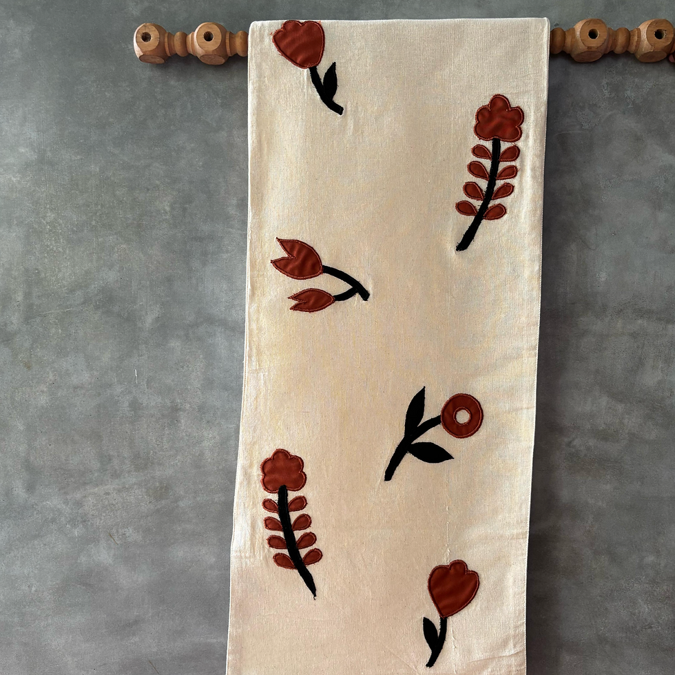 Fallen Flowers Table Runner