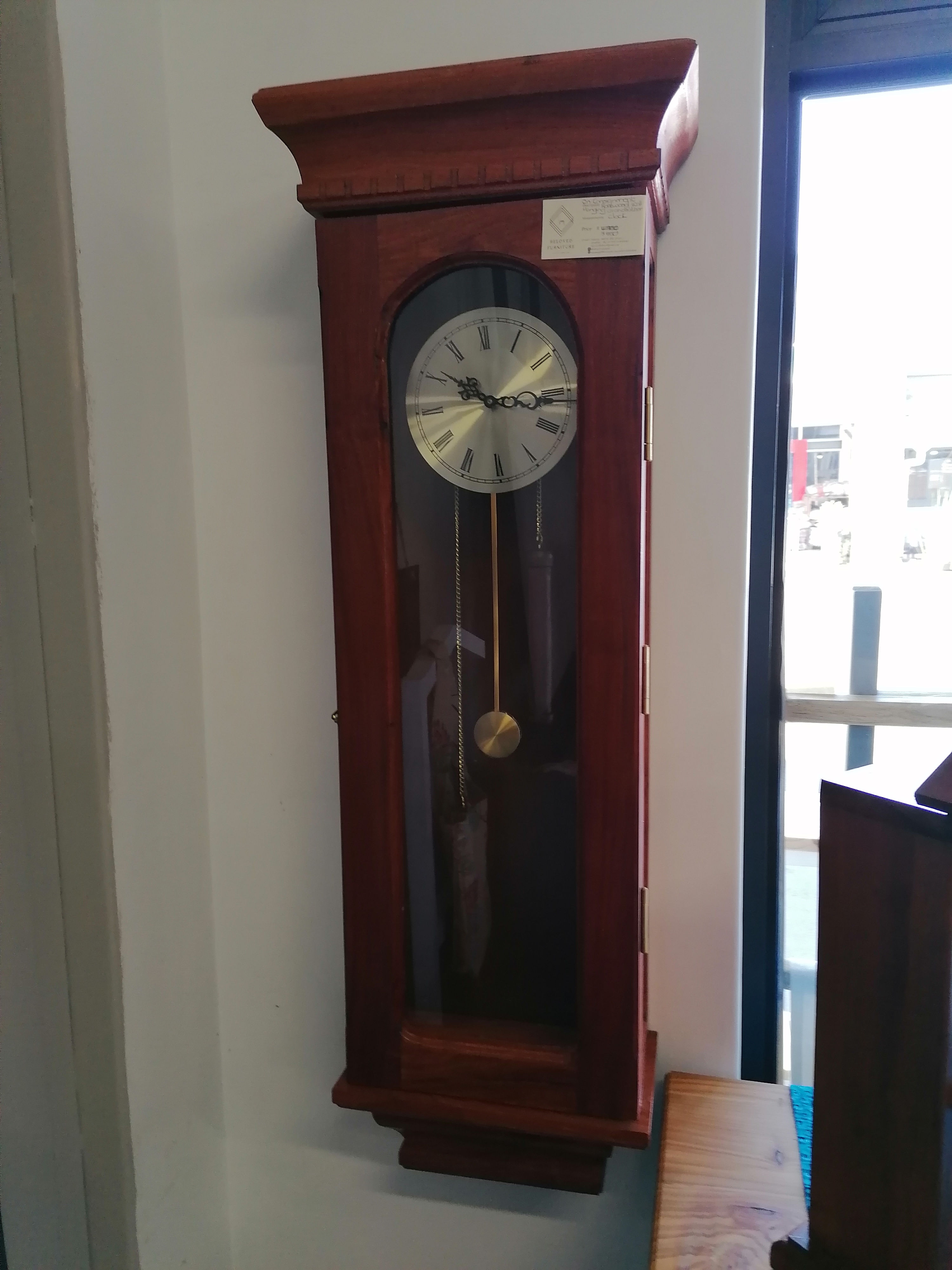 Rosewood Wall Hanging Clock