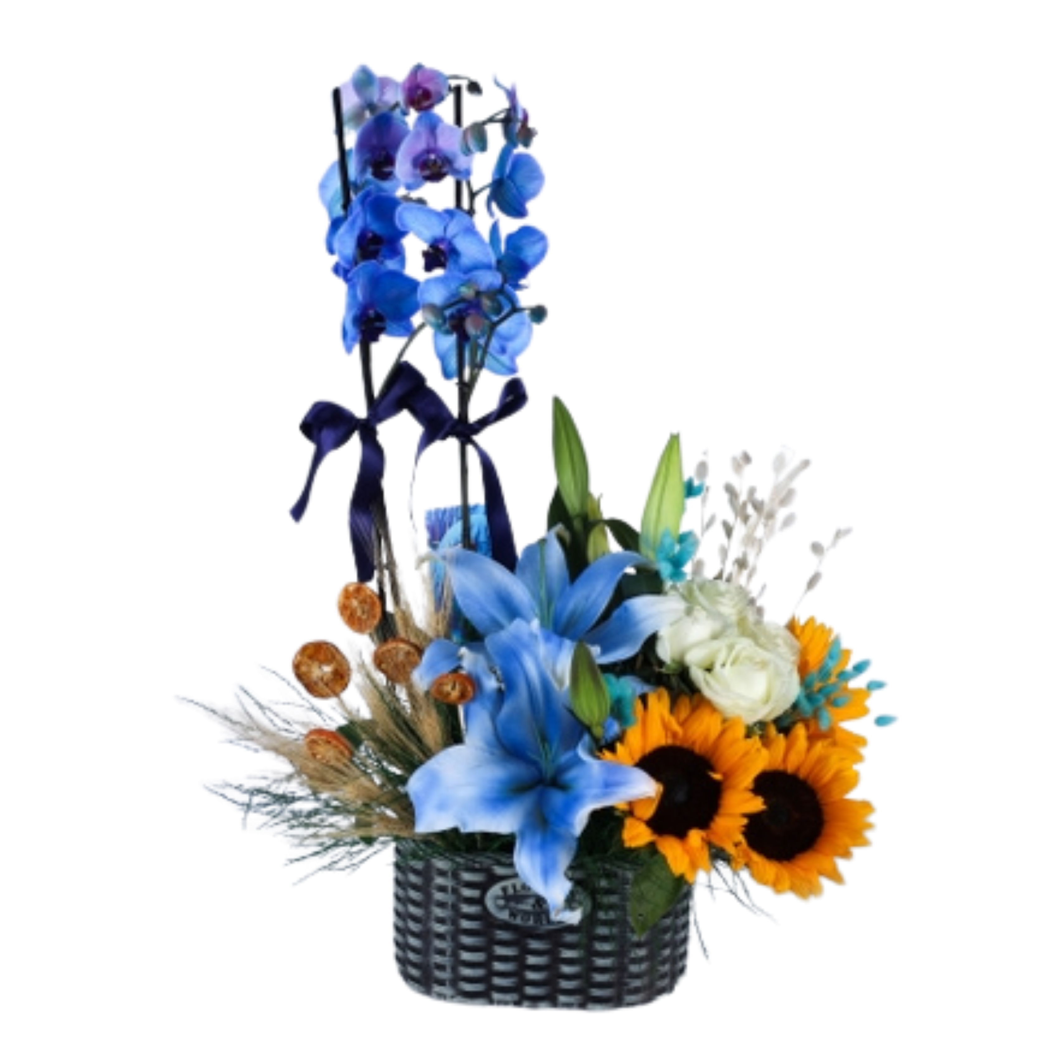 Mavi Orkide Aranjmanı