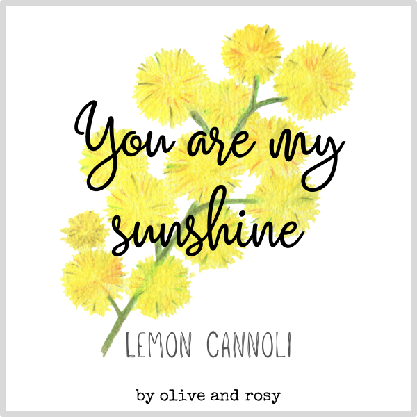 Thumbnail: ‘You are my sunshine’ Lemon Cannoli Gift Bag