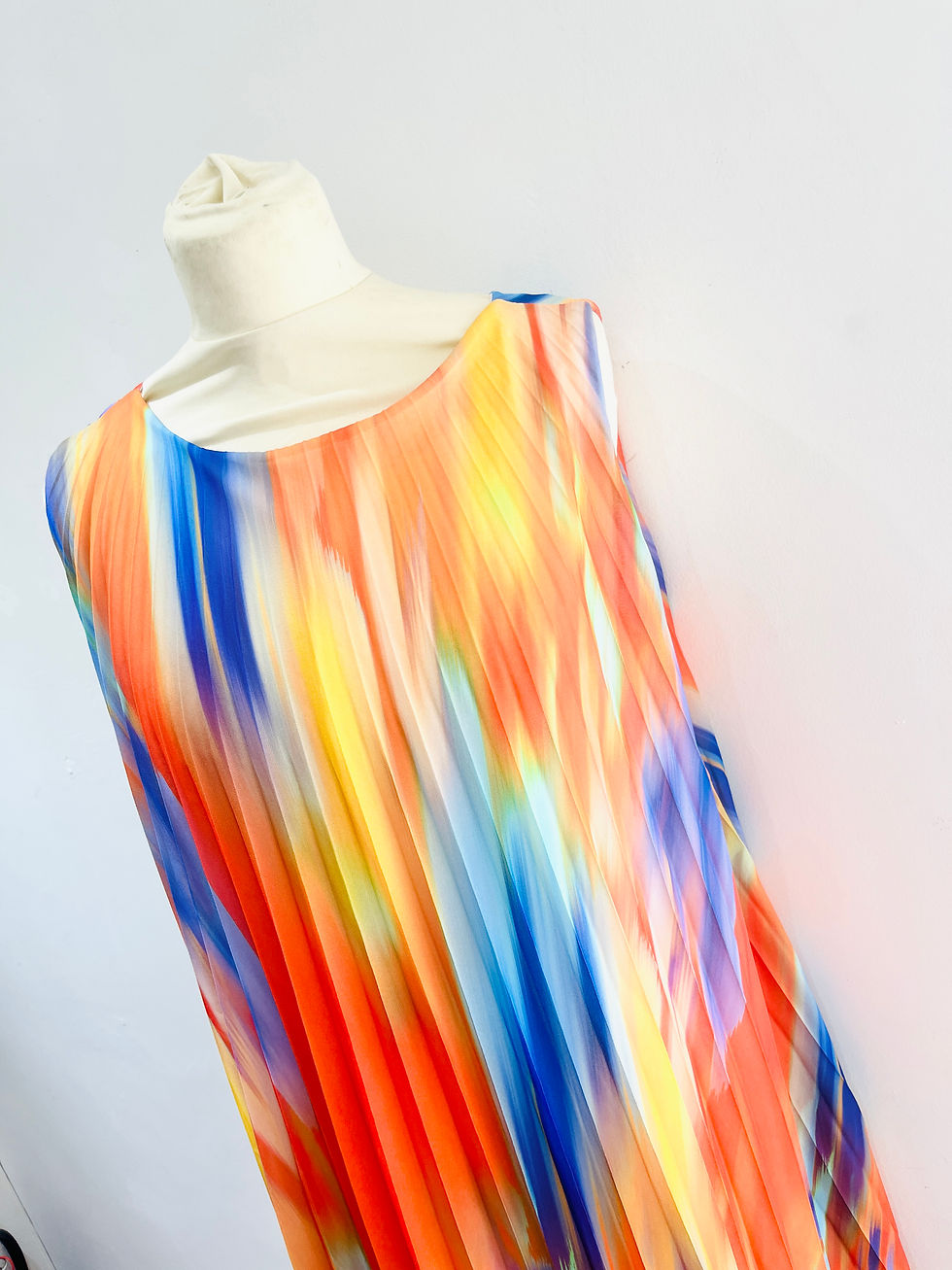Thumbnail: Rainbow Pleated Italian Dress